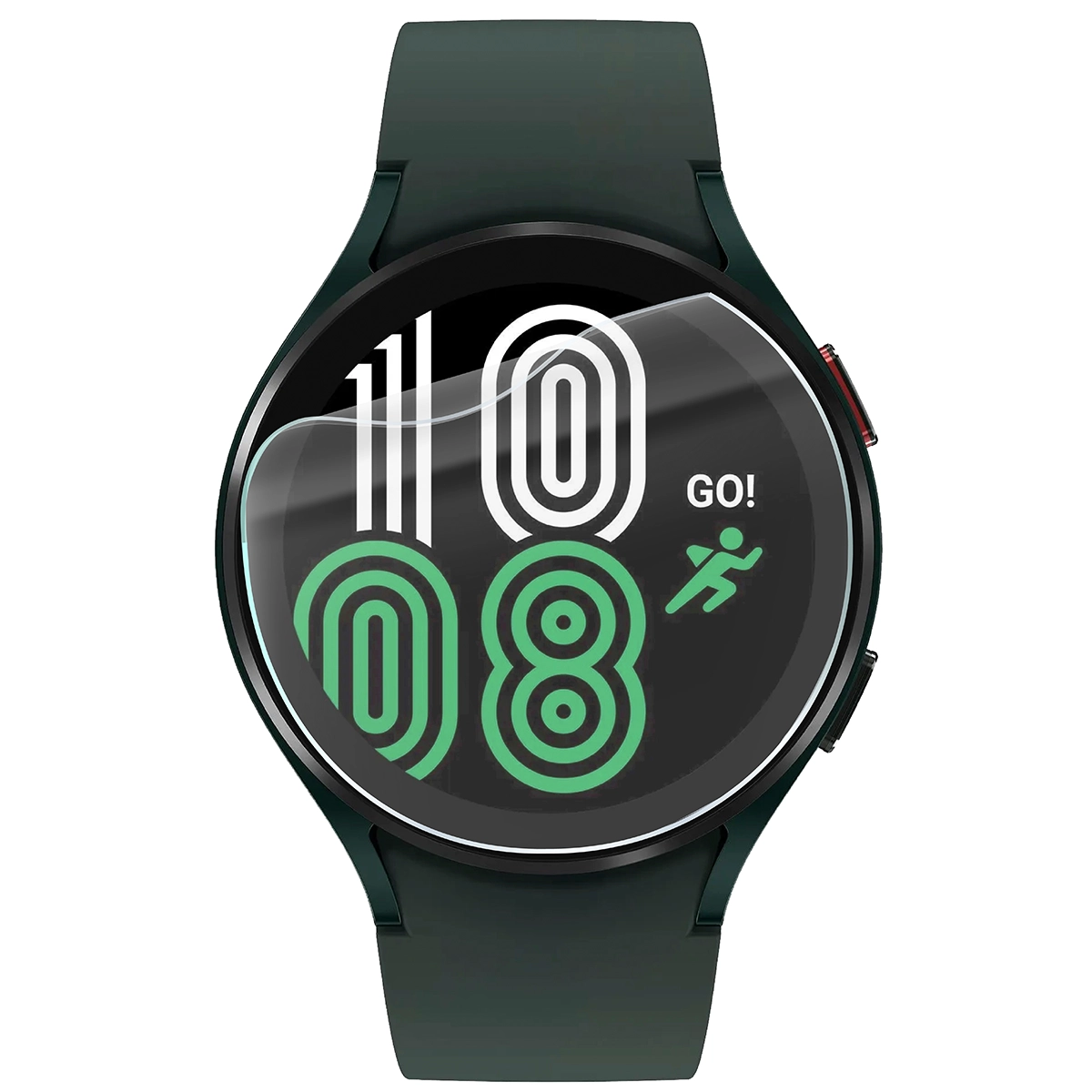 Hydrogelová fólie Bizon Watch Film HydroFlex pro Samsung Galaxy Watch 4 44 mm na hodinkách