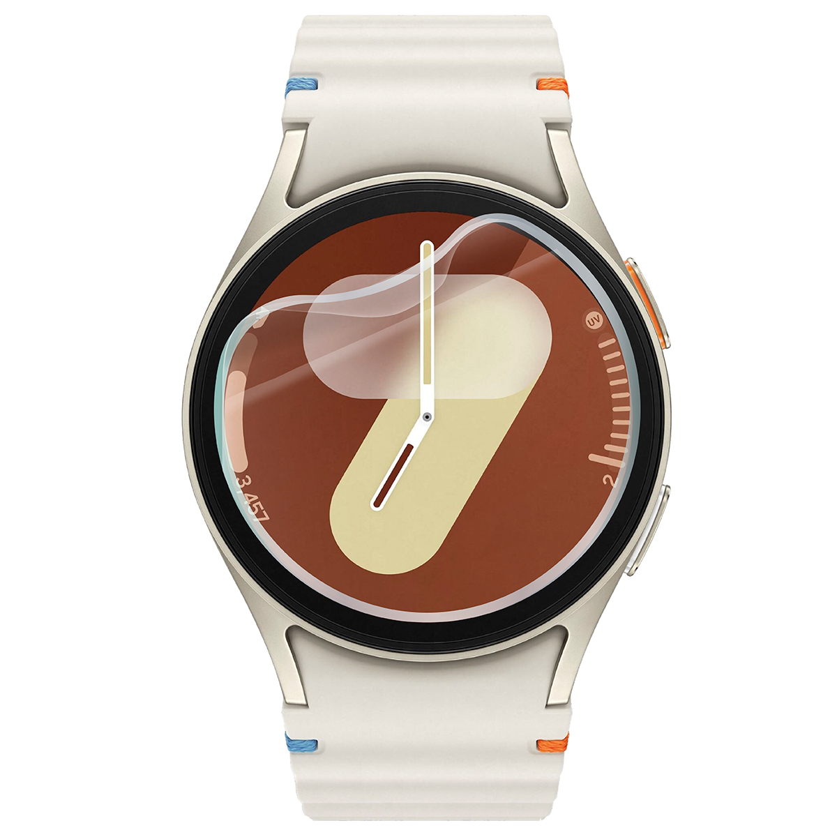 Miarka z wymiarami folii matowej Bizon Glass Watch Hydrogel Sun