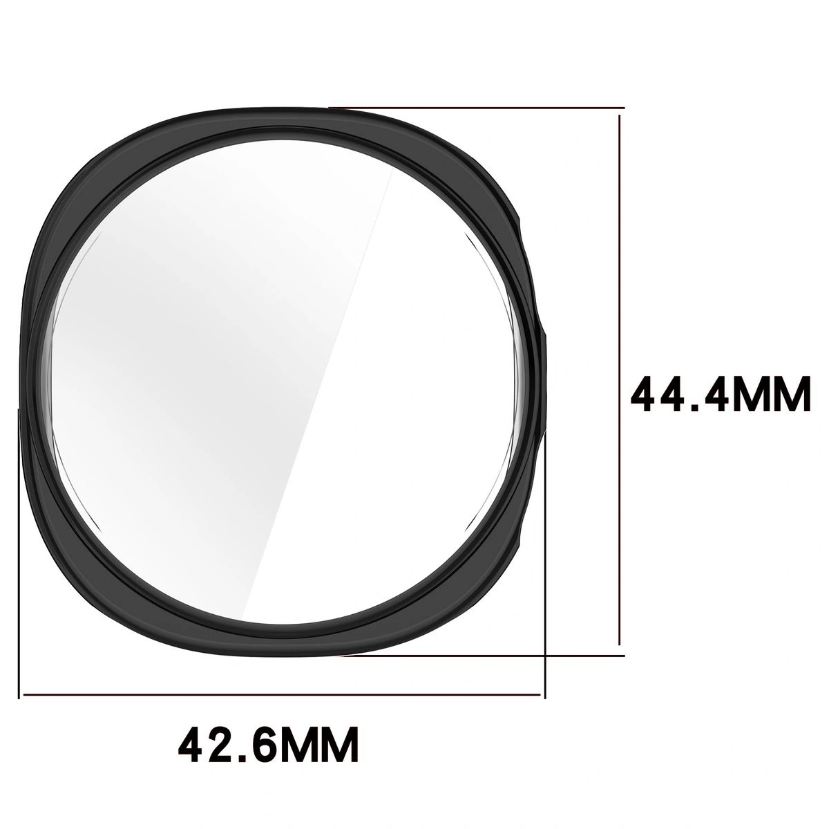 Etui Bizon Case Watch Felipe dla Galaxy Watch 8 40 mm