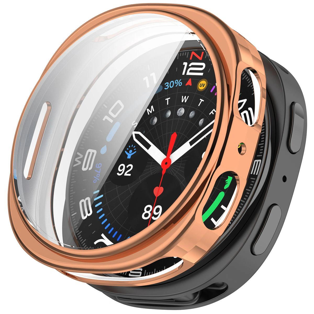 Front oraz tył Bizon Case Watch Felipe dla Galaxy Watch 8 40 mm