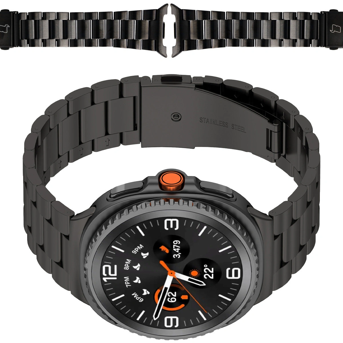 Pasek do zegarka Bizon Strap Watch Aura do Apple Watch 41/40/38 mm