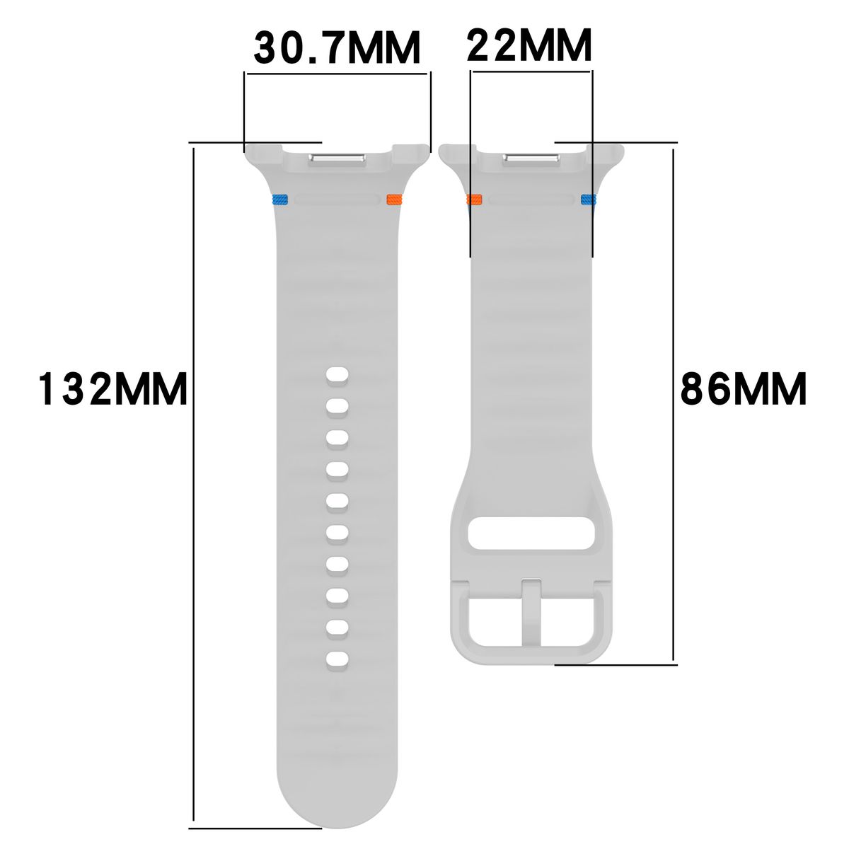 Sposób mierzenia paska do Galaxy Watch 8 40 mm/44 mm/8 Classic 46 mm