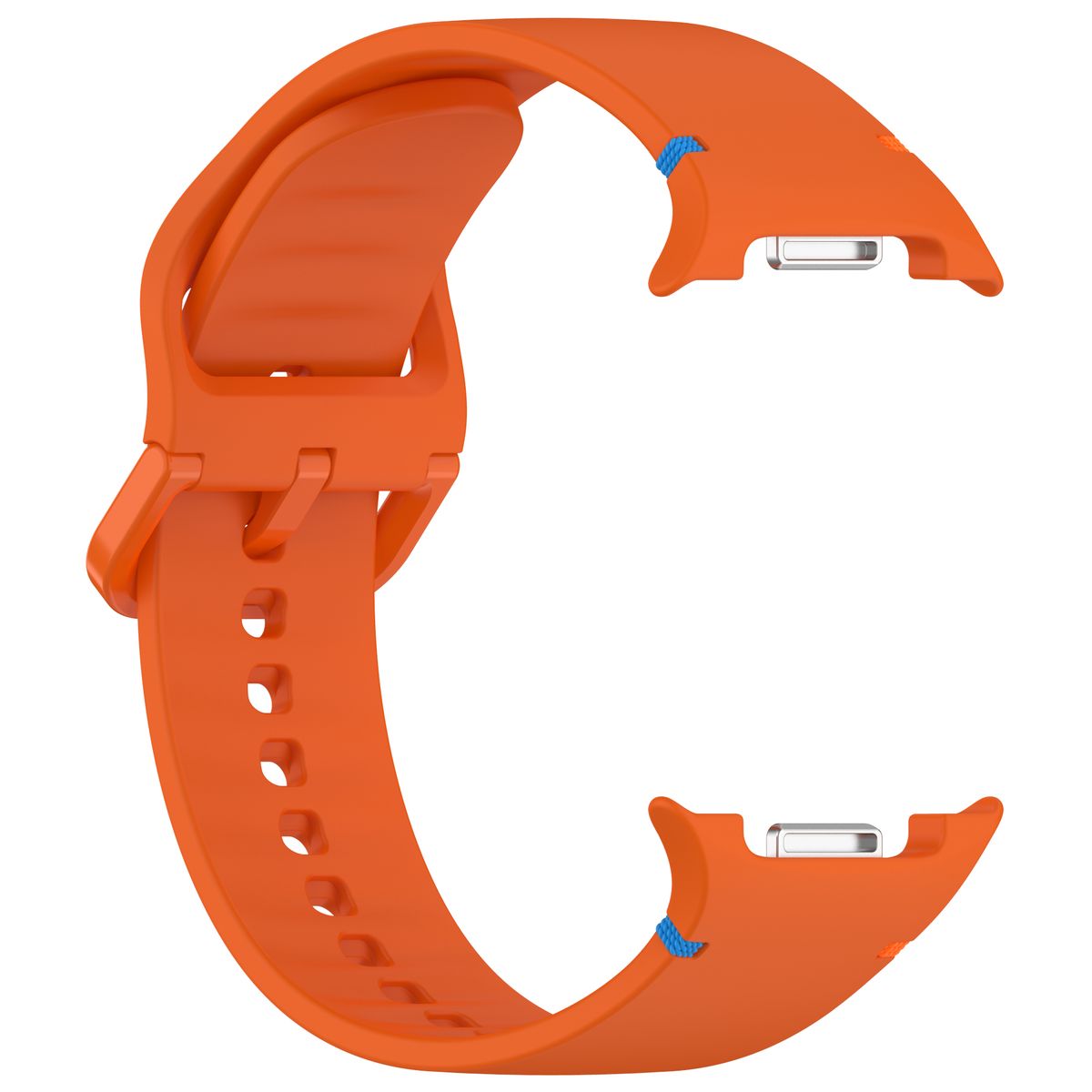 Metalowe wpięcia silikonowego paska Bizon Strap Watch Silicone G do Galaxy Watch 8 40 mm/44 mm/8 Classic 46 mm