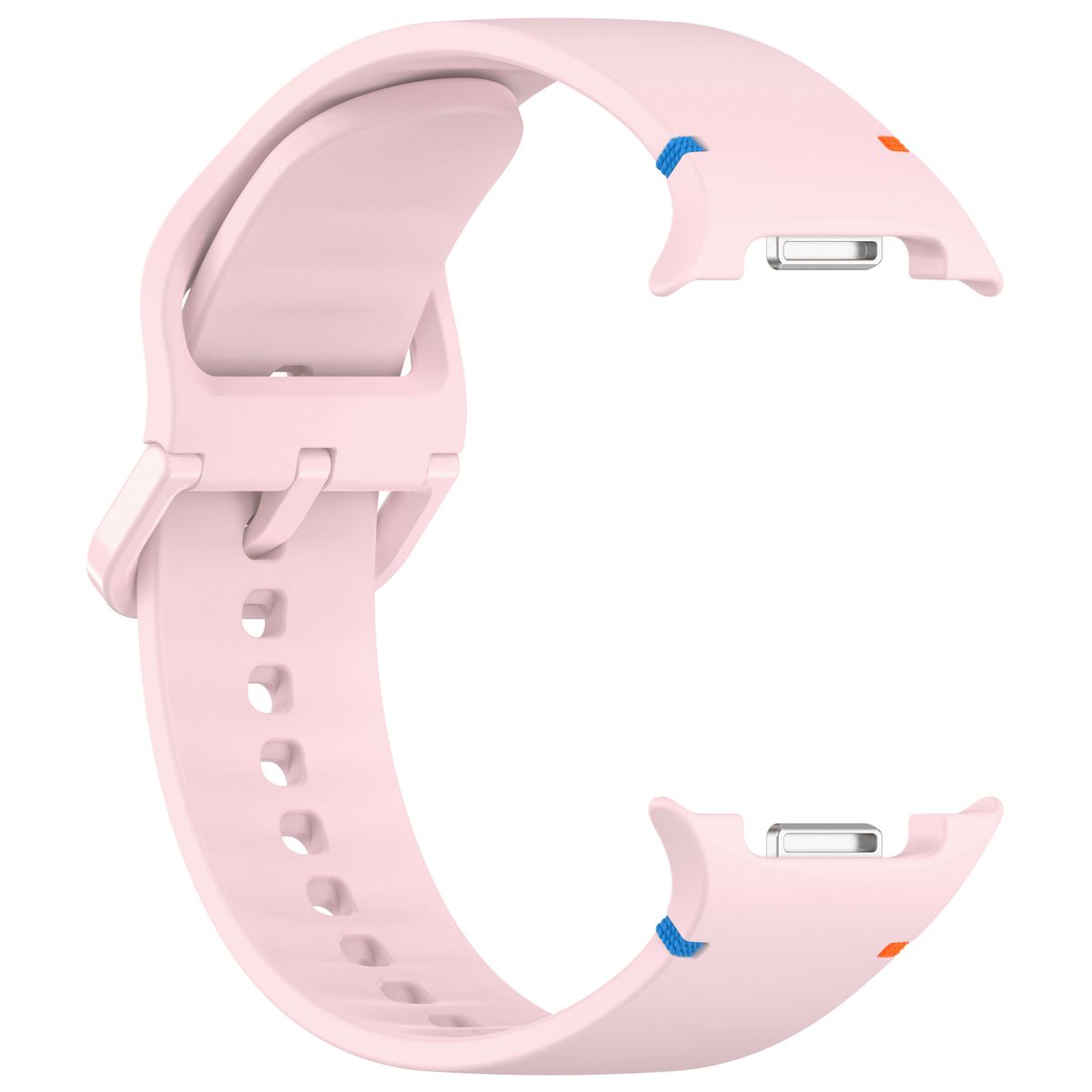 Prinderile metalice ale brățării din silicon Bizon Strap Watch Silicone G pentru Galaxy Watch 8 40 mm/44 mm/8 Classic 46 mm