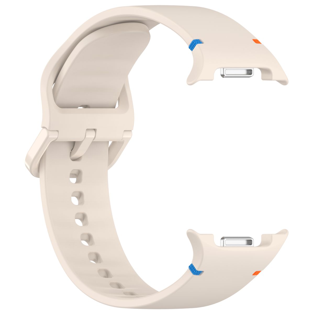Prinderile metalice ale brățării din silicon Bizon Strap Watch Silicone G pentru Galaxy Watch 8 40 mm/44 mm/8 Classic 46 mm
