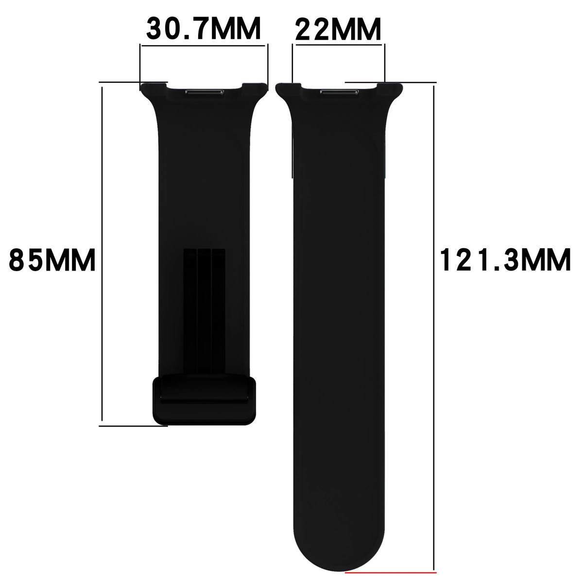Sposób mierzenia paska do Galaxy Watch 8 40 mm / 44 mm / 8 Classic 46 mm
