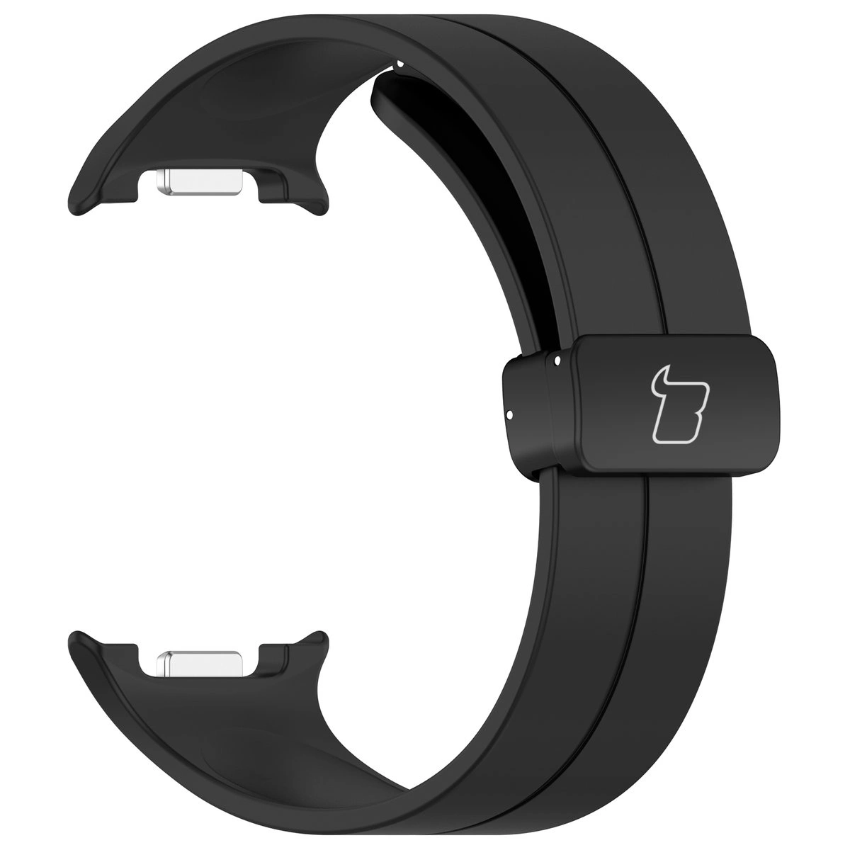 Metalowe wpięcia silikonowego paska Bizon Strap Watch Silicone L do Galaxy Watch 8 40 mm / 44 mm / 8 Classic 46 mm