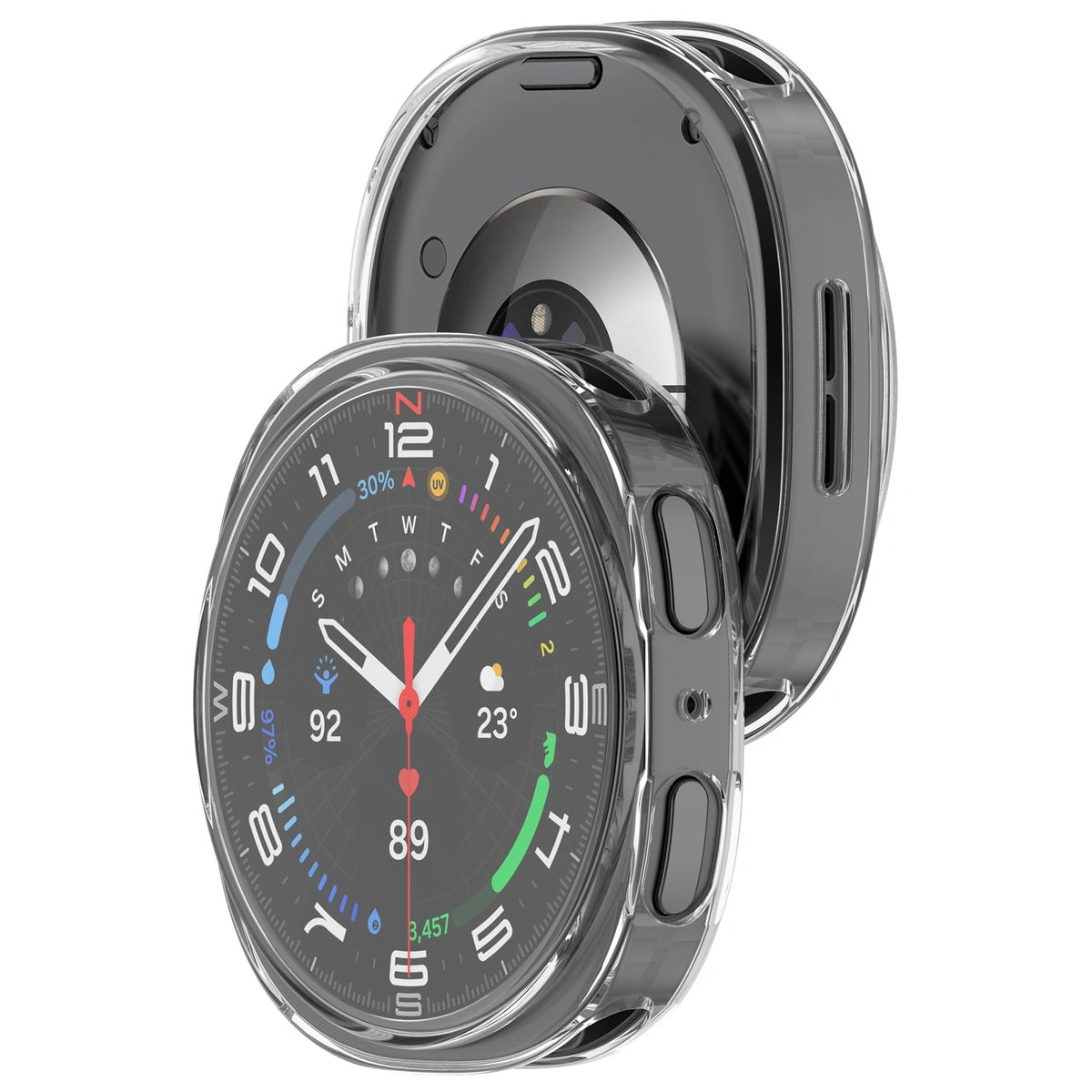 Etui Bizon Case Watch Felipe dla Galaxy Watch 8 44 mm