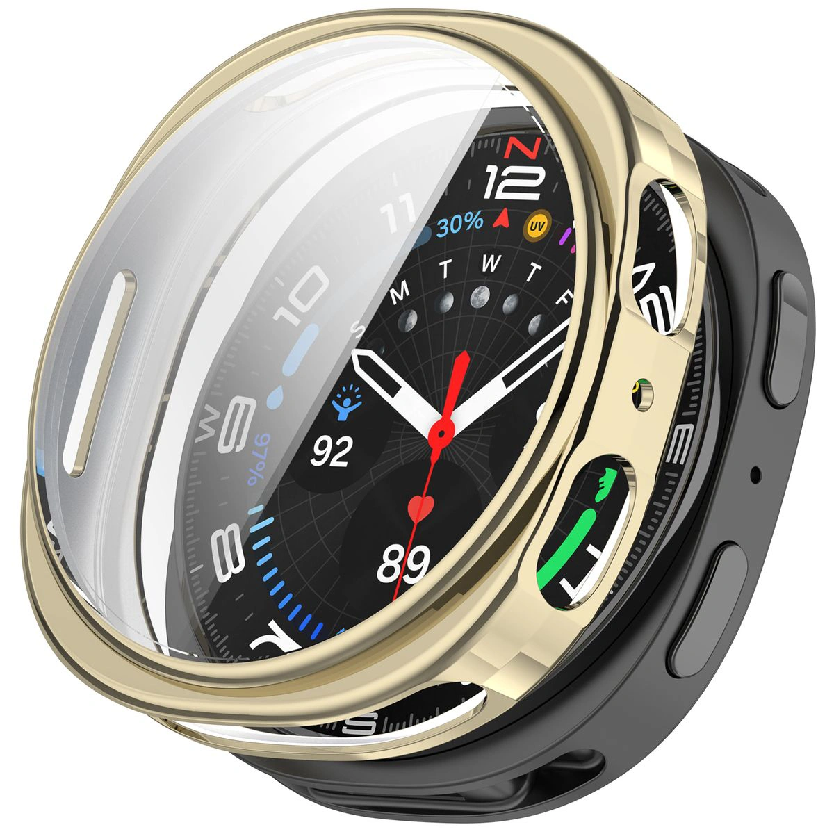 Front oraz tył Bizon Case Watch Felipe dla Galaxy Watch 8 44 mm