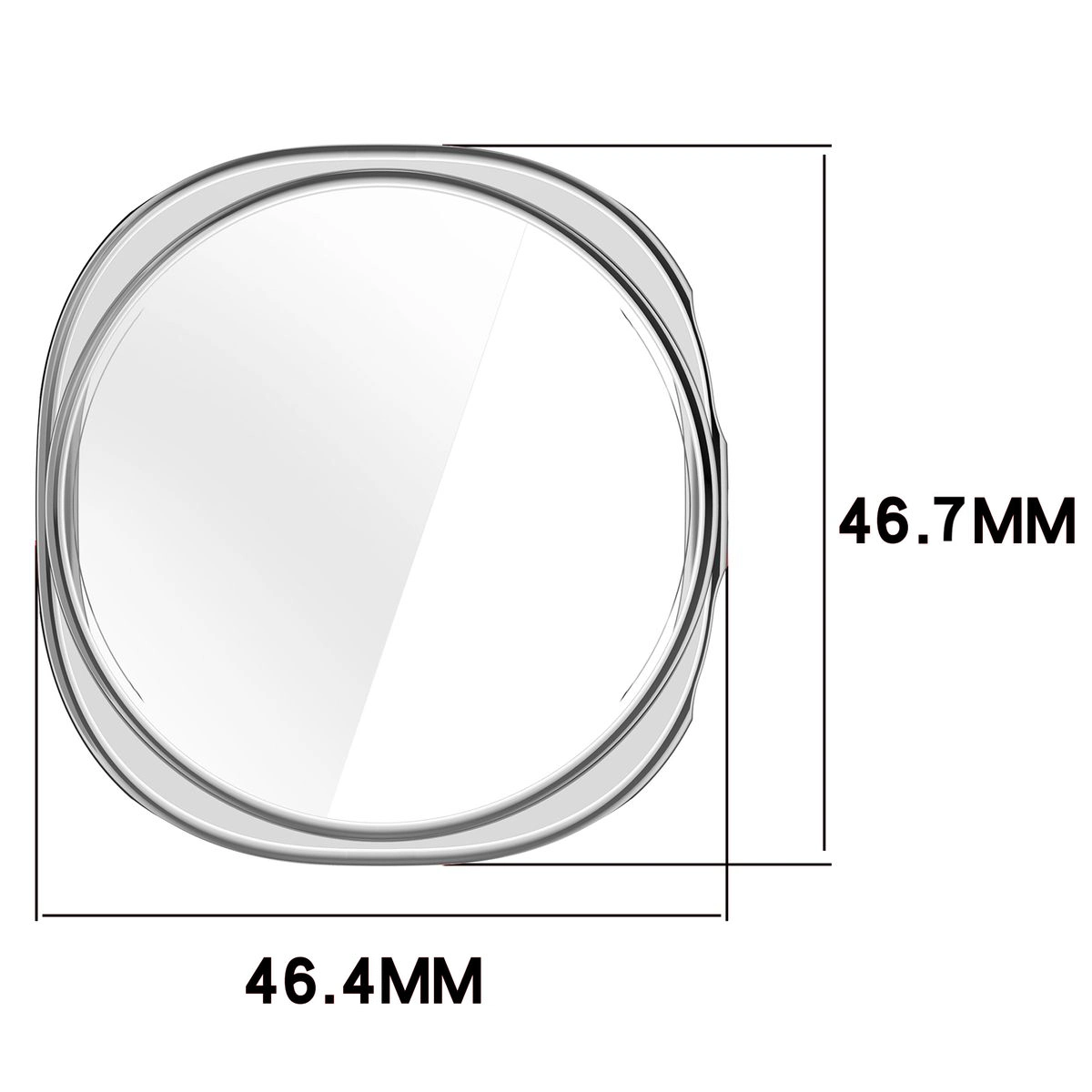 Etui Bizon Case Watch Felipe dla Galaxy Watch 8 44 mm