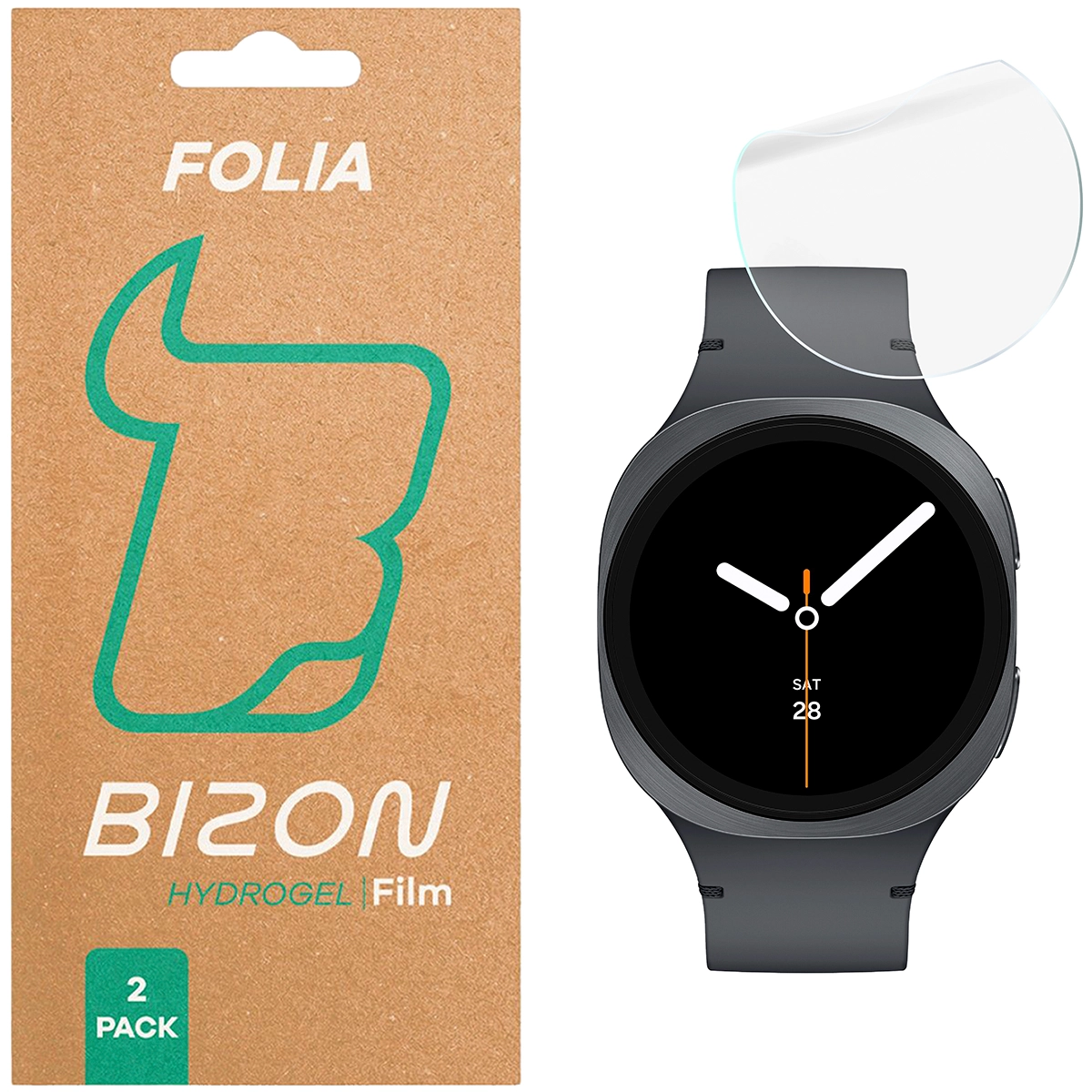 Folia hydrożelowa Bizon Glass Watch Hydrogel dla Samsung Galaxy Watch 8 44 mm!