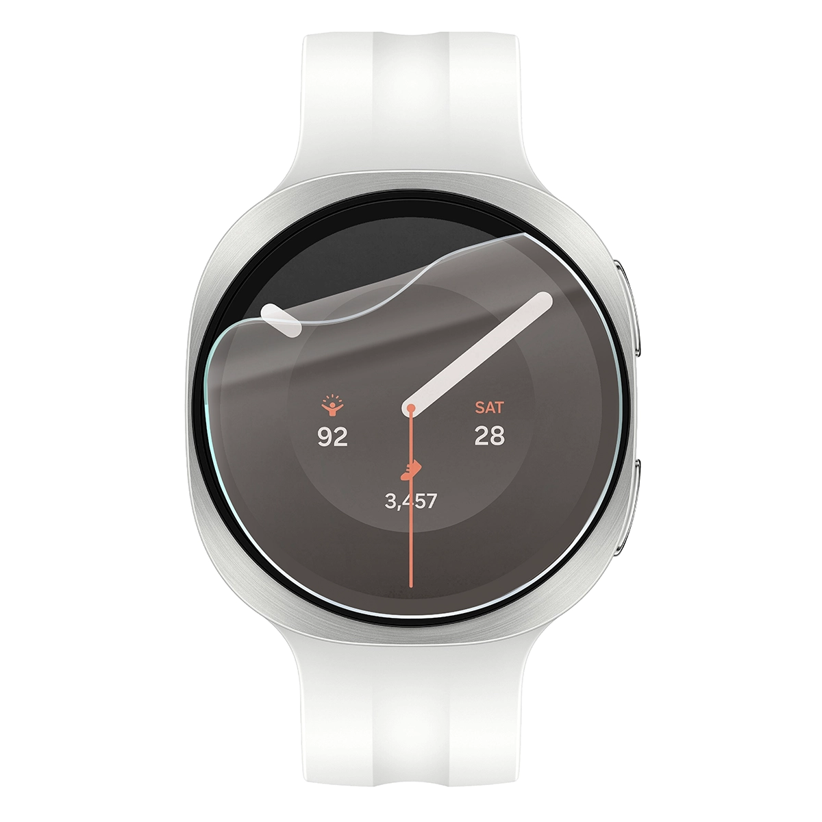 Smartwatch with the protective film Bizon Watch Film Matte Duo for Samsung Galaxy Watch 9 40 mm