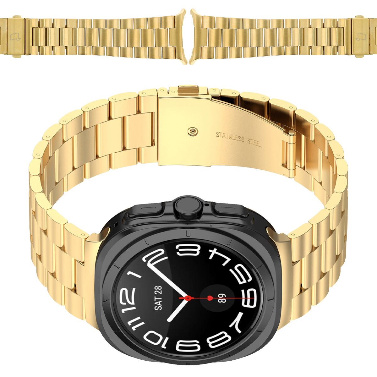 Pasek do zegarka Bizon Strap Watch Aura do Samsung Galaxy Watch Ultra 47 mm