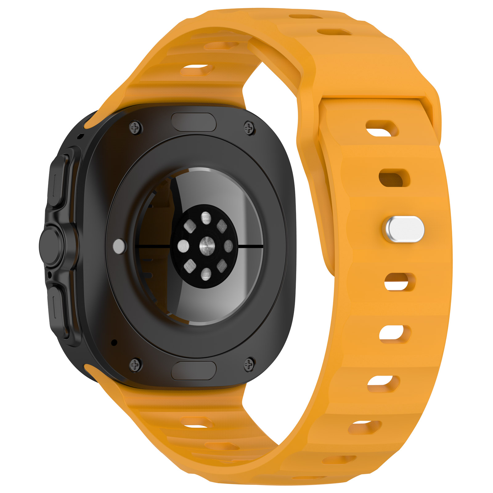 Cureaua din silicon Bizon Strap Watch Silicone văzută din spate