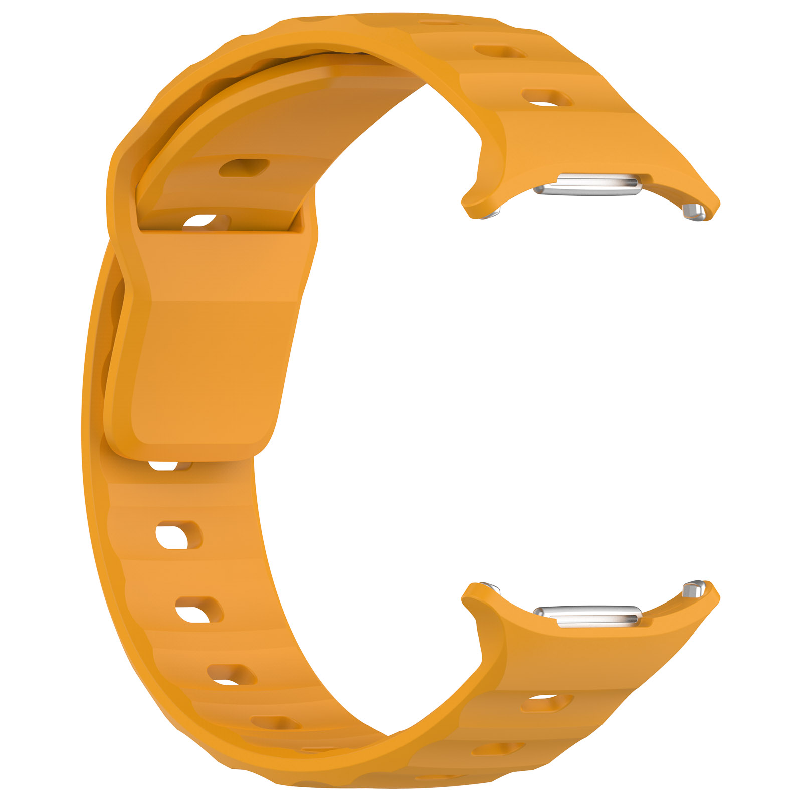Fixările metalice ale curelei din silicon Bizon Strap Watch Silicone
