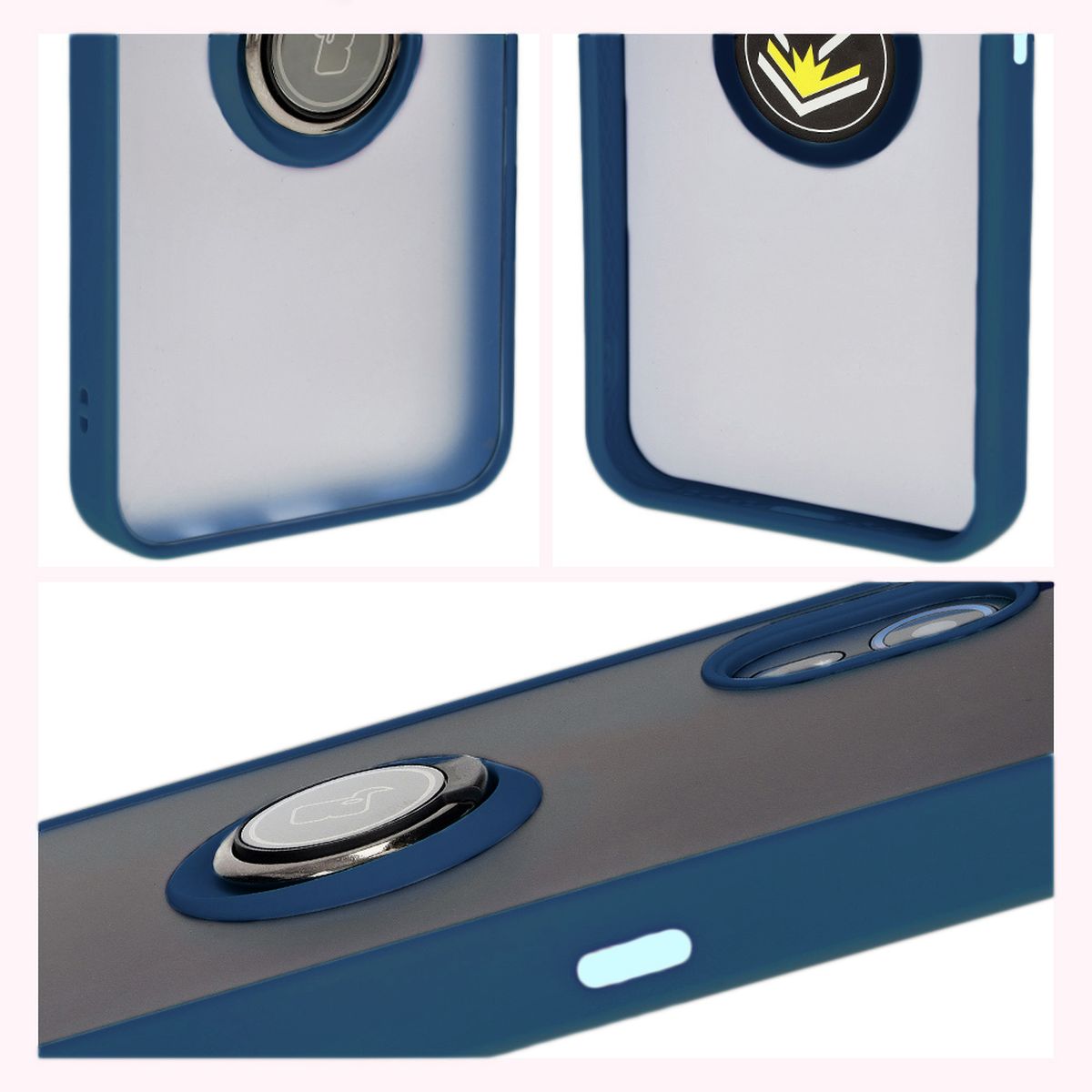 Features of Bizon Case Hybrid Ring: non-slip frame and matte design