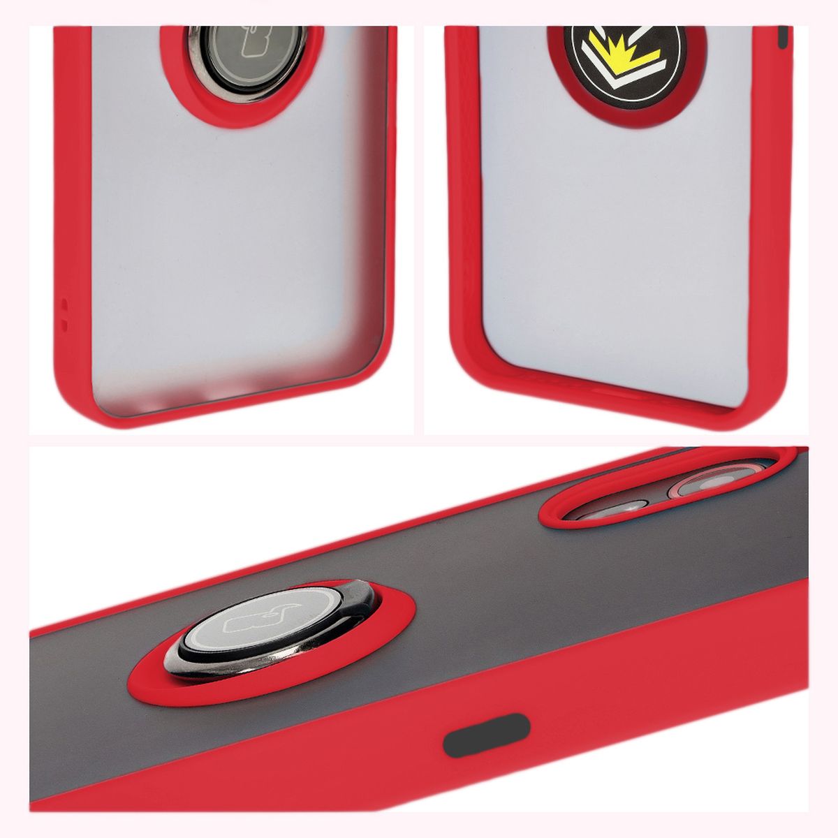 Caracteristici Bizon Case Hybrid Ring: cadru antiderapant și design mat