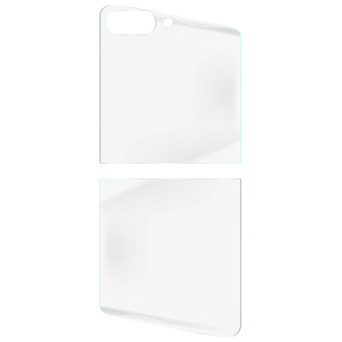 Przezroczystość folii hydrożelowej na tył telefonu Bizon Glass Hydrogel Back do Samsung Galaxy Z Flip5