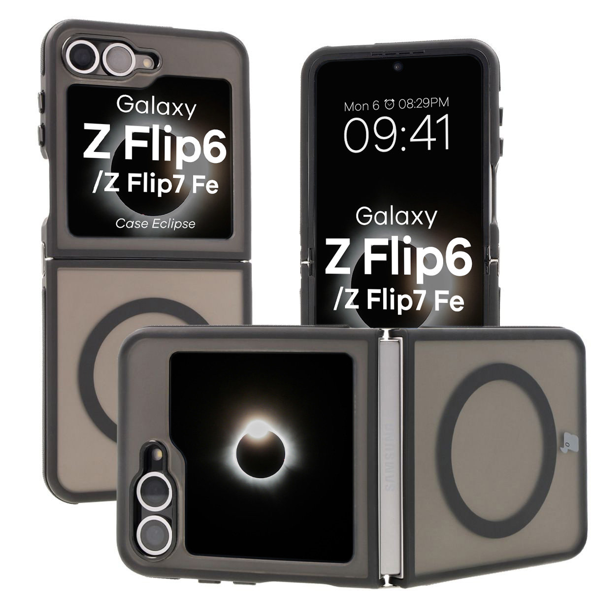 Bizon Case Eclipse for Samsung Galaxy Z Flip6