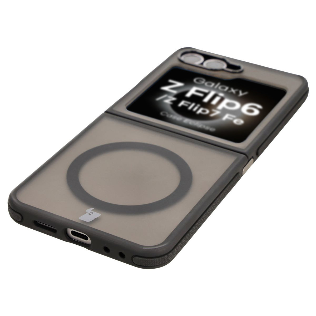 Integrated buttons, cutouts, and hybrid material in Bizon Case Eclipse