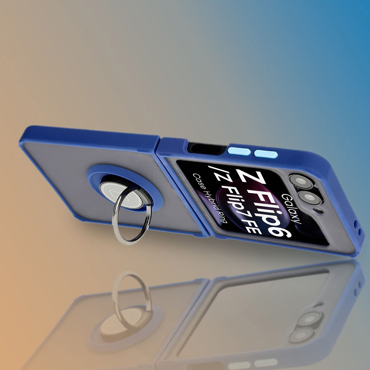 Uchwyt jako podstawka w etui Bizon Hybrid Ring