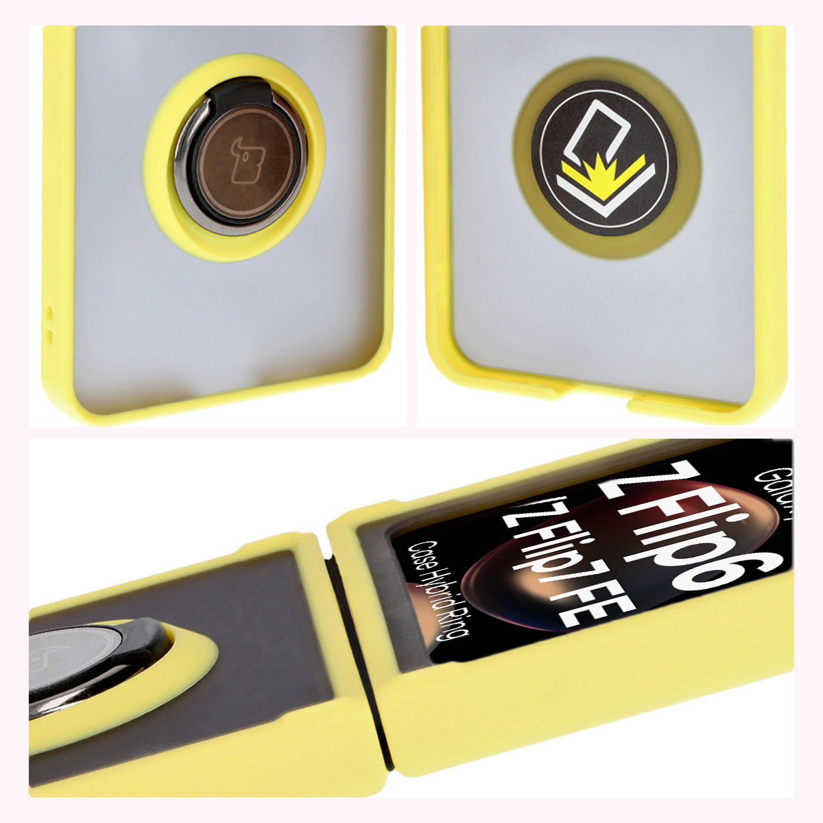 Właściwości Bizon Case Hybrid Ring: antypoślizgowa ramka i matowy design