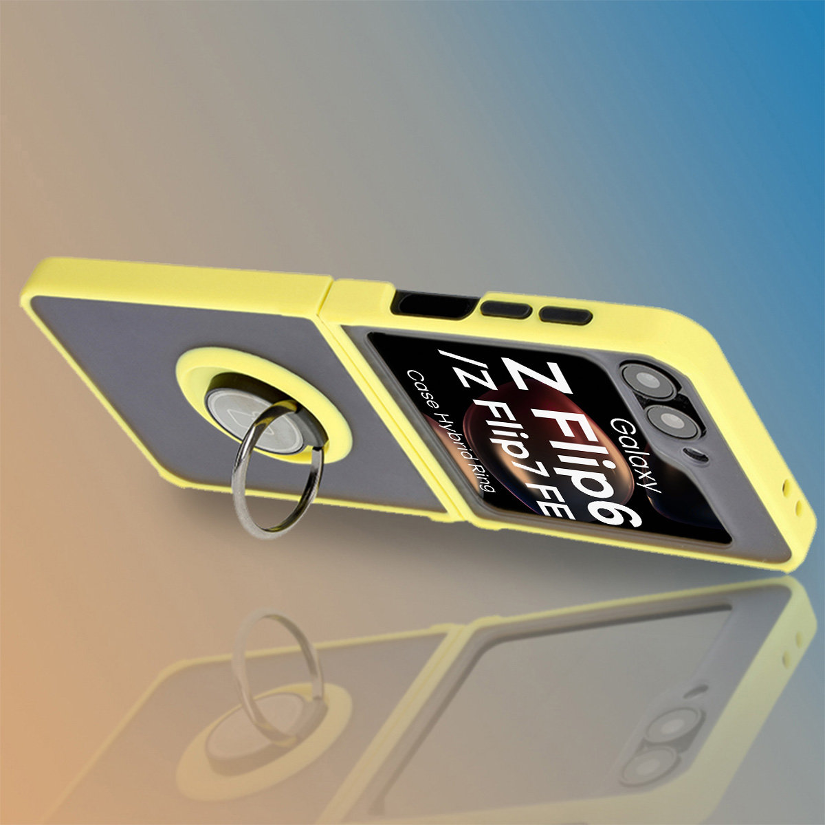 Uchwyt jako podstawka w etui Bizon Hybrid Ring