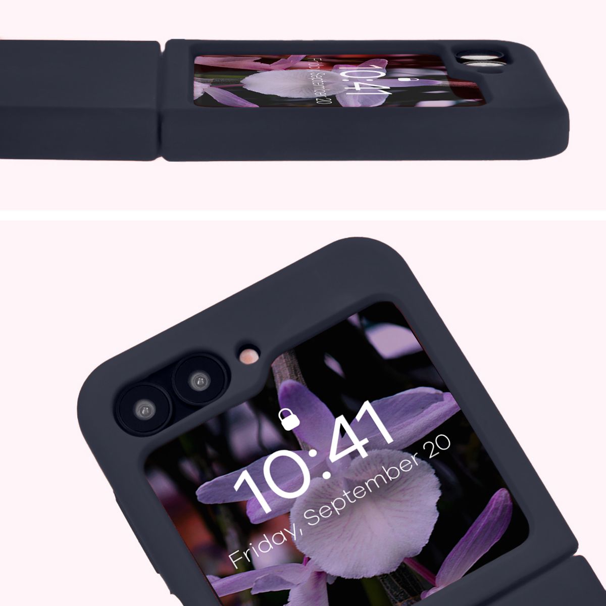 Close-up of the lens cutout in the Bison Soft Case