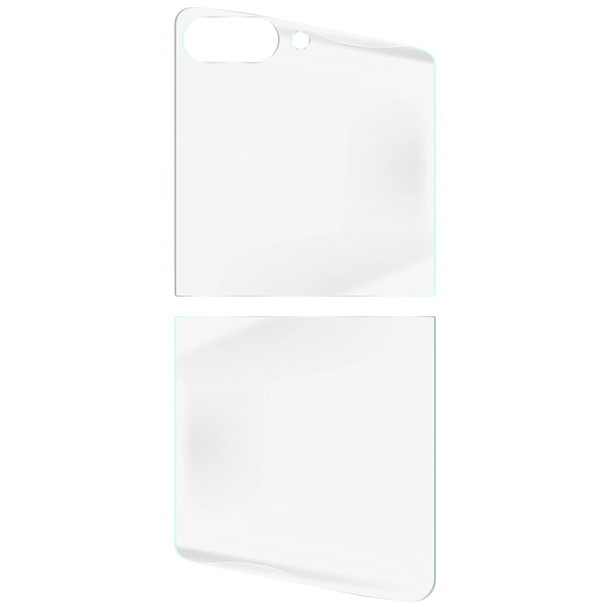 Transparenz der Hydrogel-Folie für die Rückseite des Telefons Bizon Glass Hydrogel Back für Samsung Galaxy Z Flip7 FE / Samsung Galaxy Z Flip6