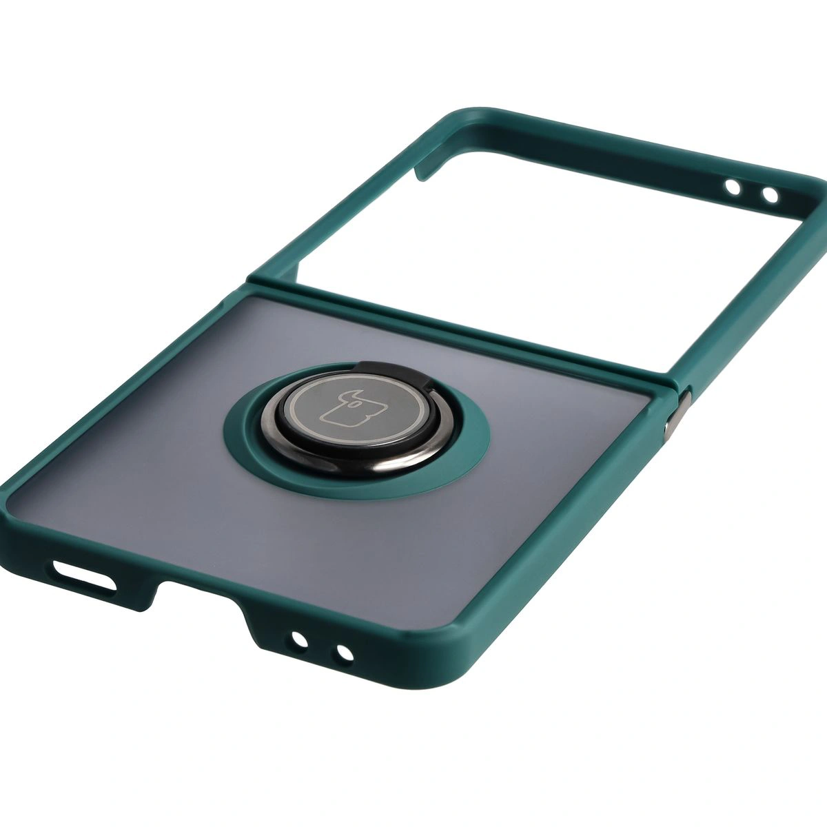 Decupaje precise în husa Bizon Case Hybrid Ring pentru Galaxy Z Flip7