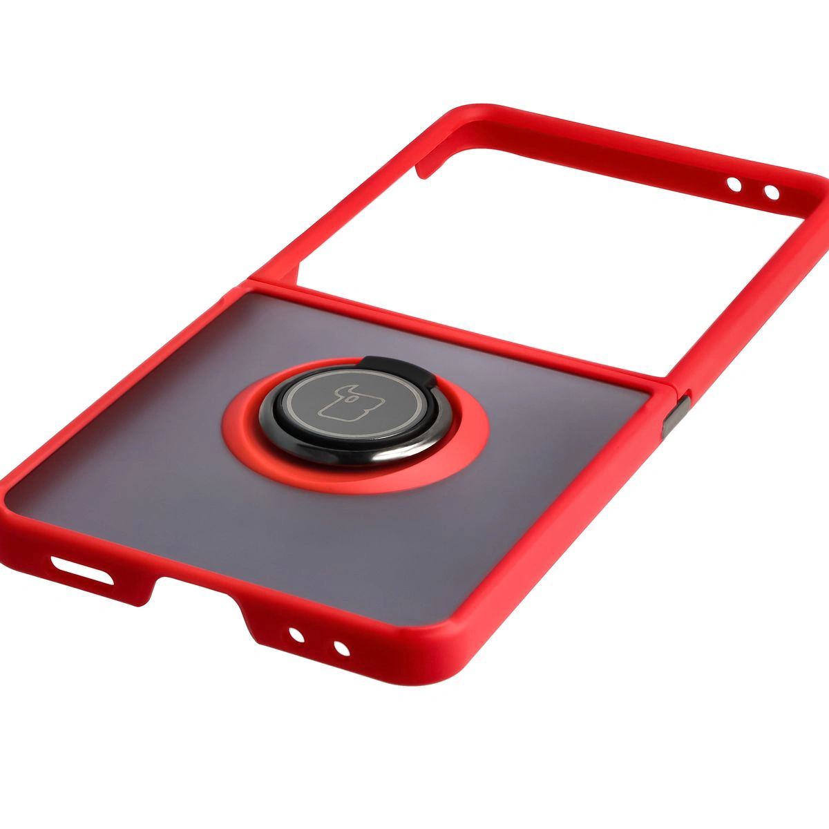 Precyzyjne wycięcia w etui Bizon Case Hybrid Ring do Galaxy Z Flip7