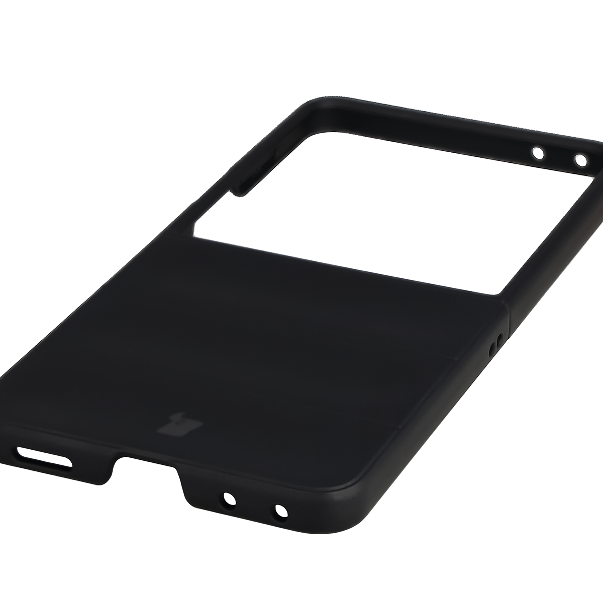 Precise cutouts and compatibility with wireless charging in the Bizon Case Tur for Galaxy Z Flip8