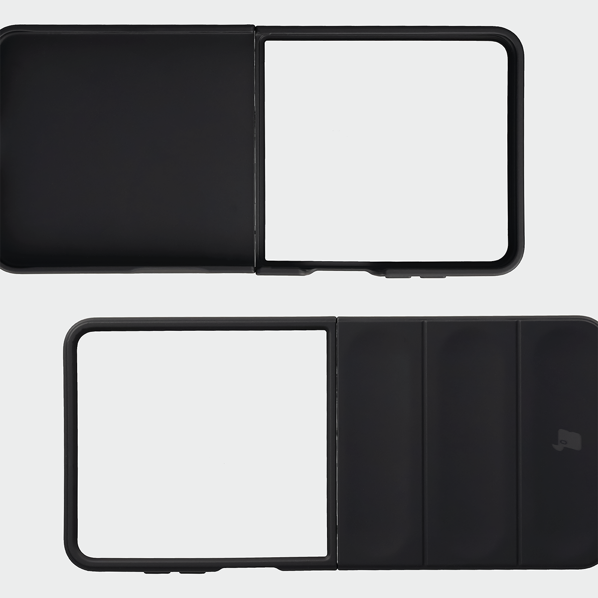Engravings on the back and reinforced corners in the Bizon Case Tur for Galaxy Z Flip8