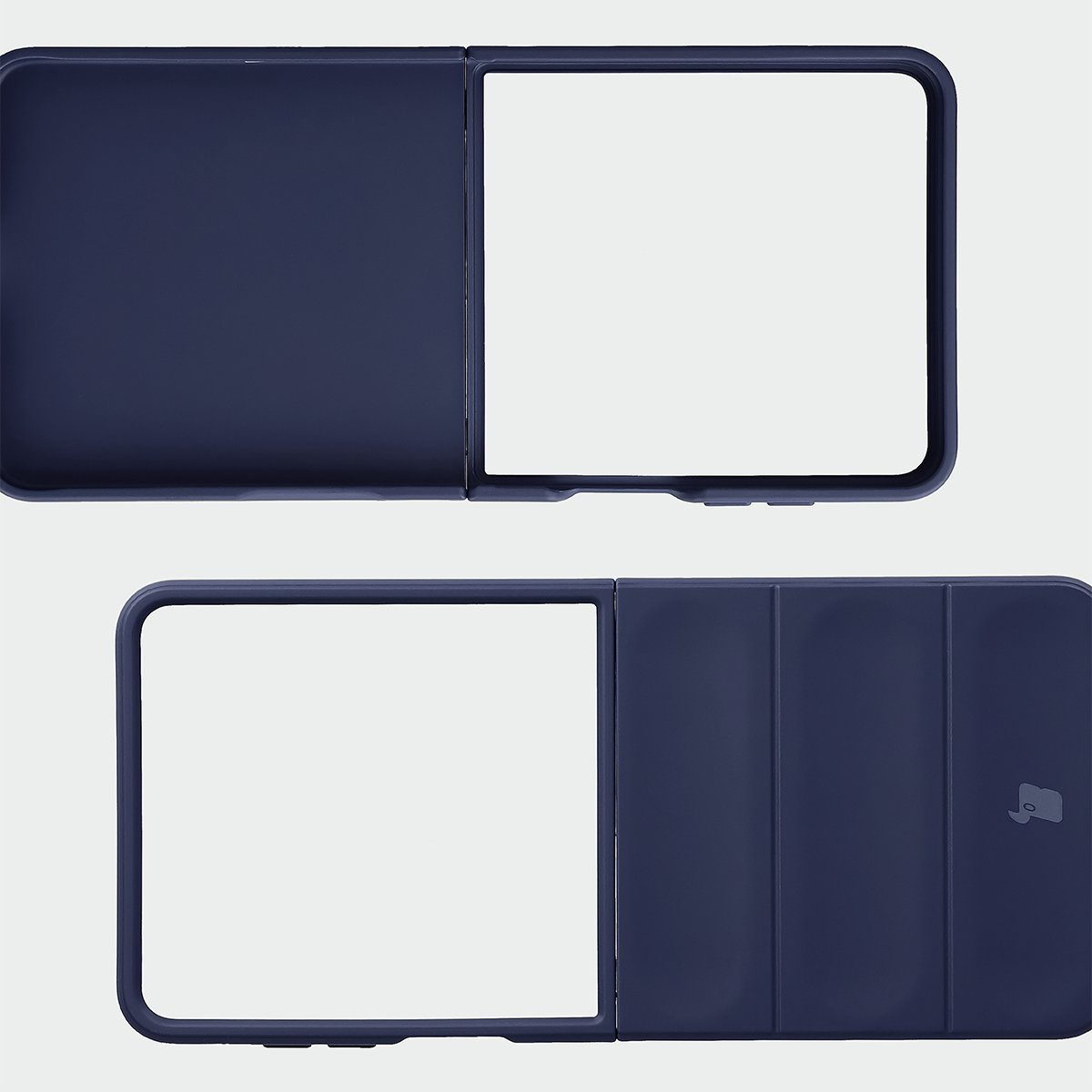 Engravings on the back and reinforced corners in the Bizon Case Tur for Galaxy Z Flip8
