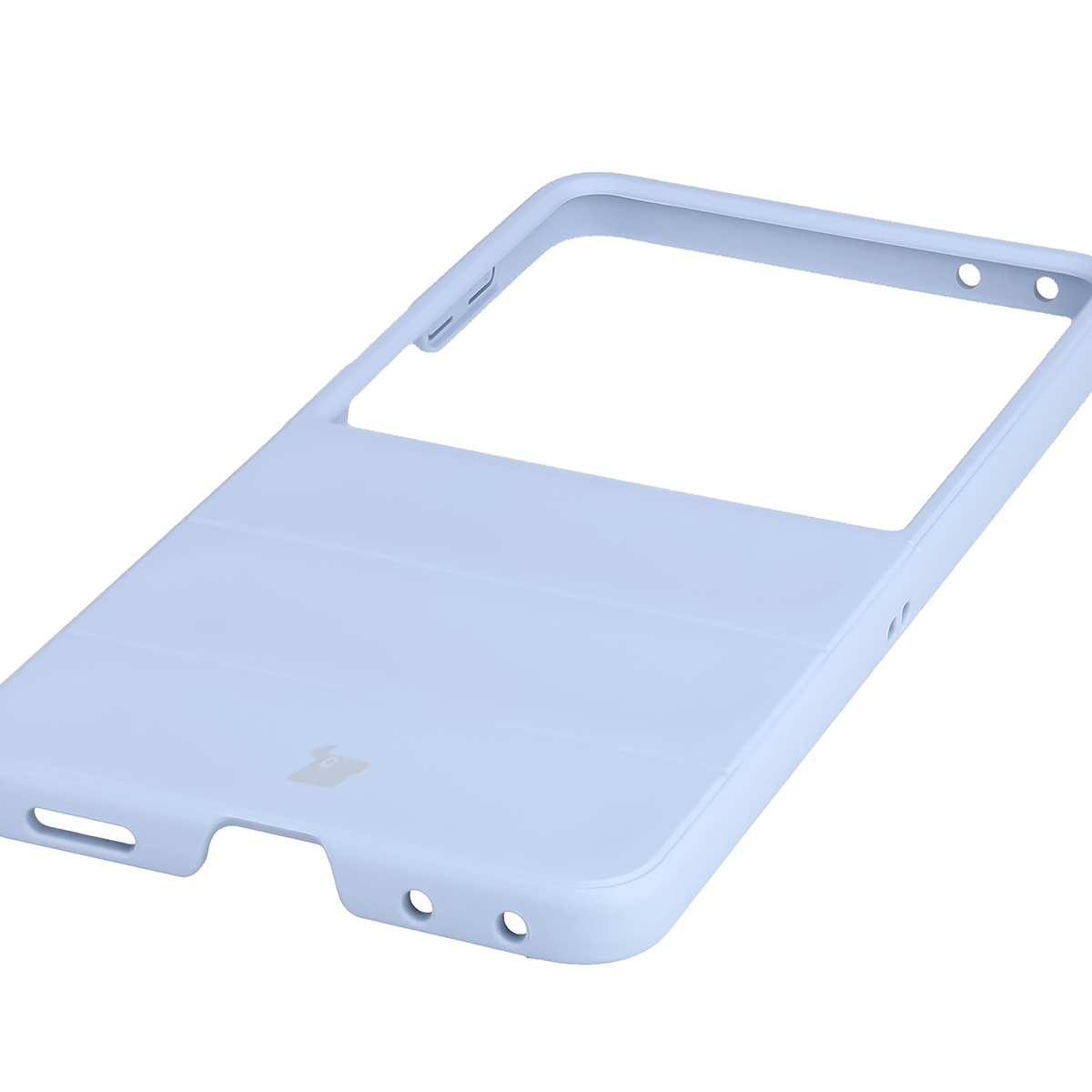 Precise cutouts and compatibility with wireless charging in the Bizon Case Tur for Galaxy Z Flip8