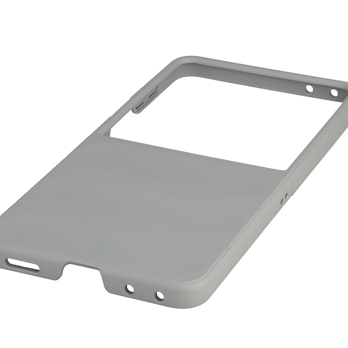 Precise cutouts and compatibility with wireless charging in the Bison Case Tur for Galaxy Z Flip8