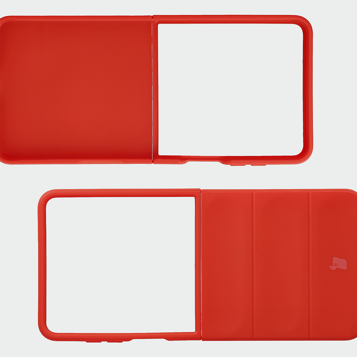 Engravings on the back and reinforced corners in the Bizon Case Tur for Galaxy Z Flip8