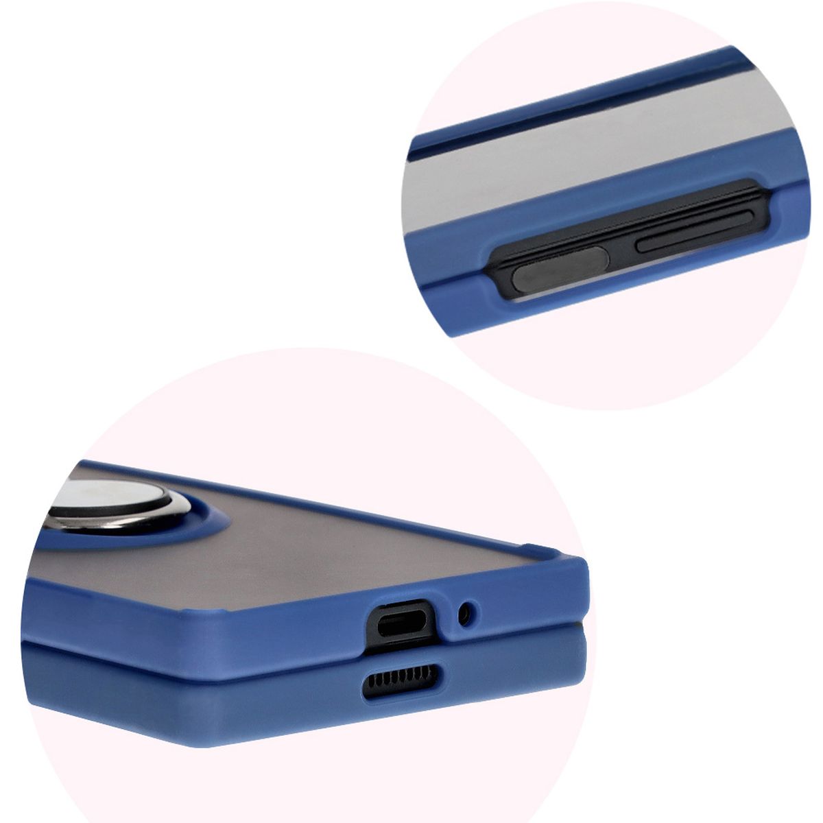 Decupaje precise și capace integrate în carcasa Bizon Case Hybrid Ring