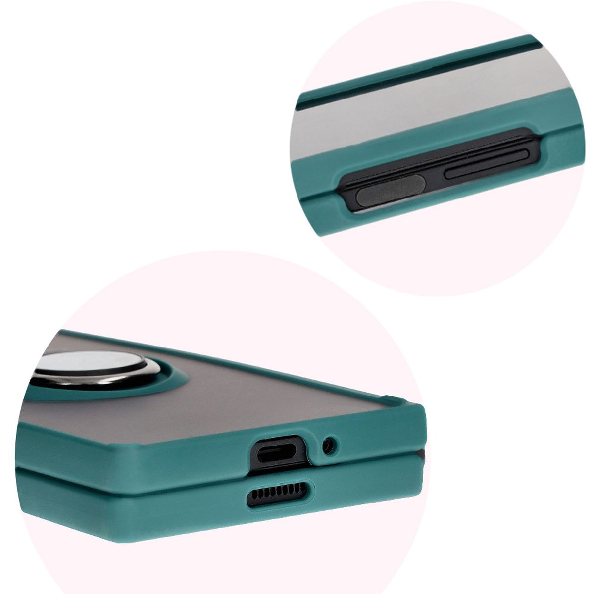 Precise cutouts and integrated covers in Bizon Case Hybrid Ring