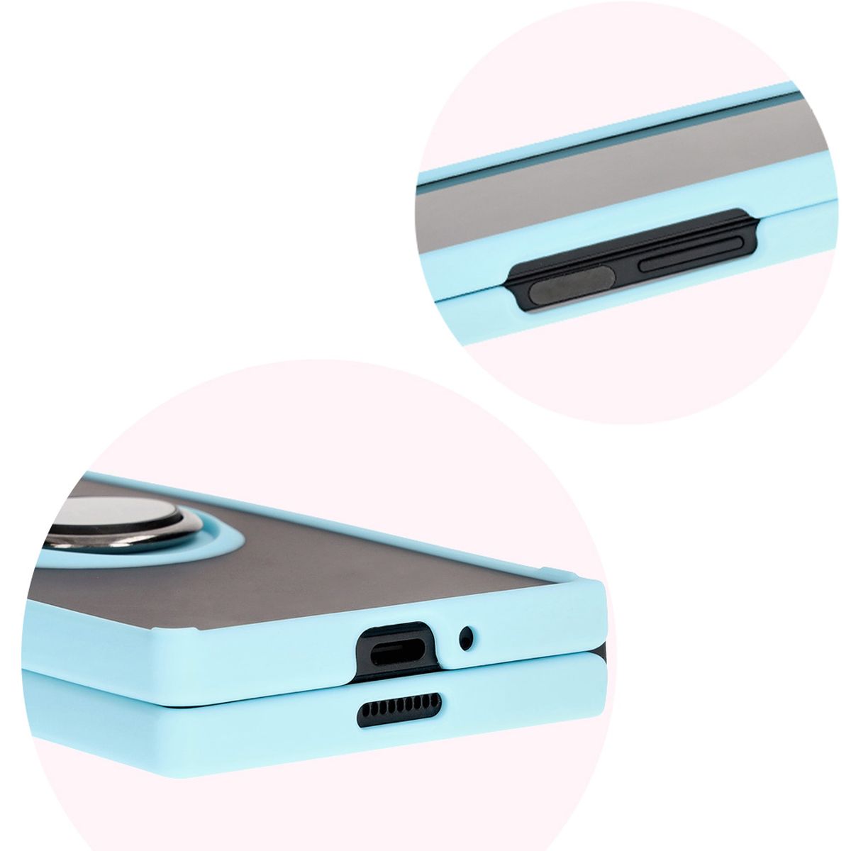 Precise cutouts and integrated covers in Bizon Case Hybrid Ring