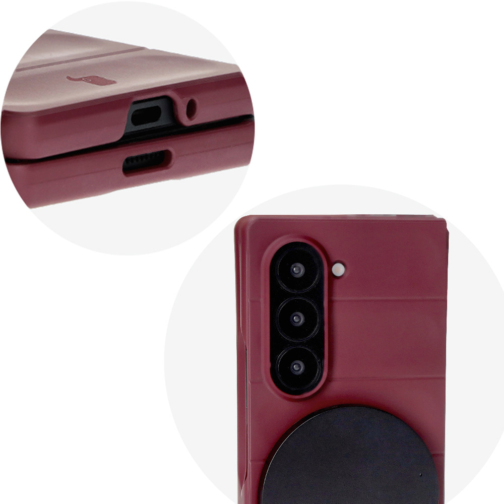 Präzise Ausschnitte und Kompatibilität mit induktivem Laden im Etui Bizon Case Tur