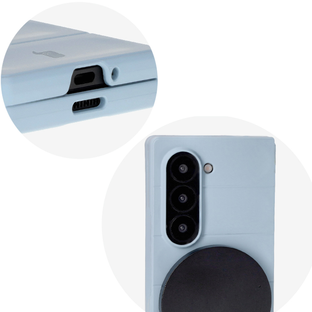 Präzise Ausschnitte und Kompatibilität mit induktivem Laden im Etui Bizon Case Tur