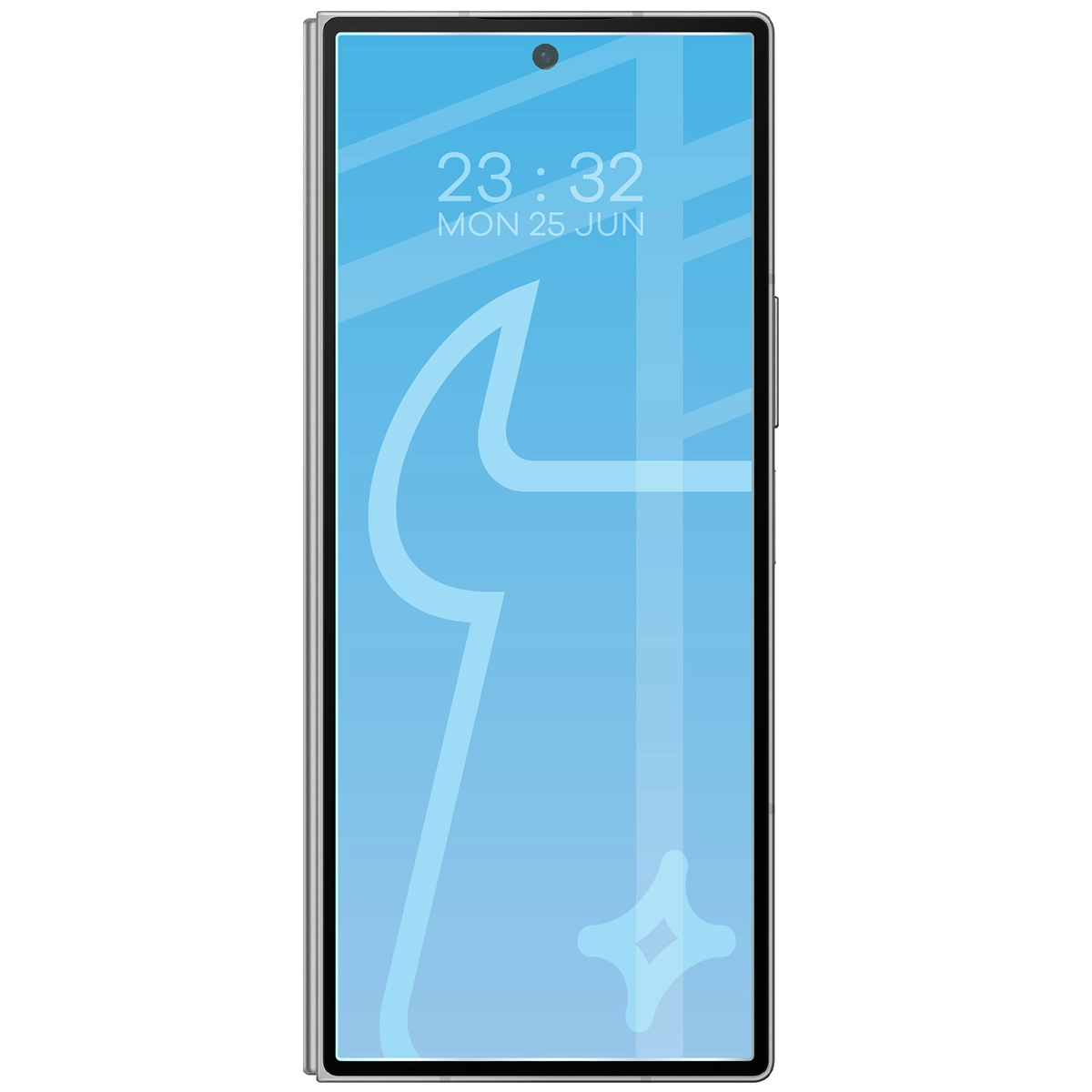 Telefon z nałożonym szkłem Bizon Glass Clear Duo do Samsung Galaxy Z Fold6