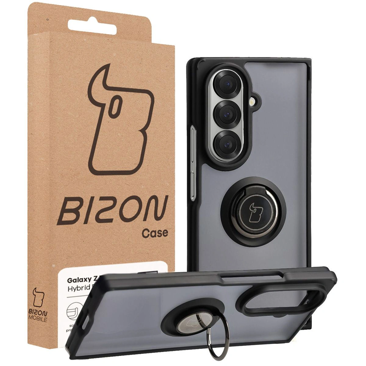 Front of the Bizon Case box with a dedicated label for Galaxy Z Fold7