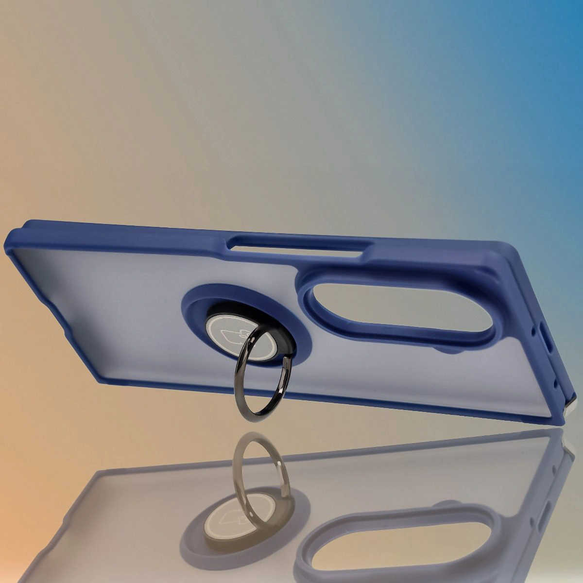 Grip as a stand in Bizon Hybrid Ring case for Galaxy Z Fold7