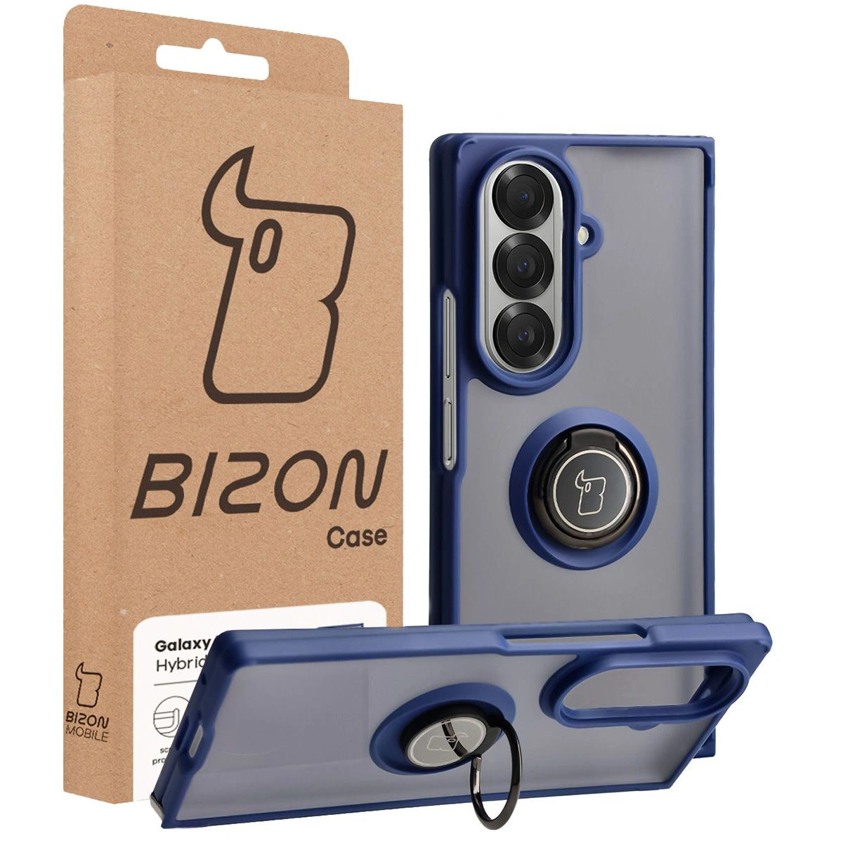 Front of Bizon Case box with dedicated label for Galaxy Z Fold7