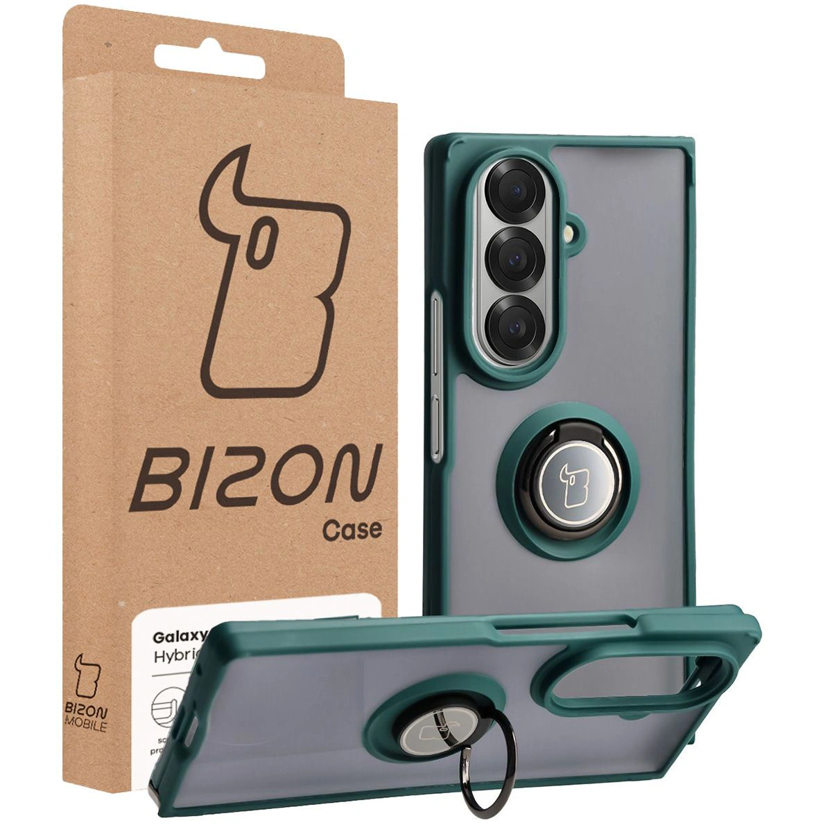 Front of the Bison Case box with a dedicated label for Galaxy Z Fold7