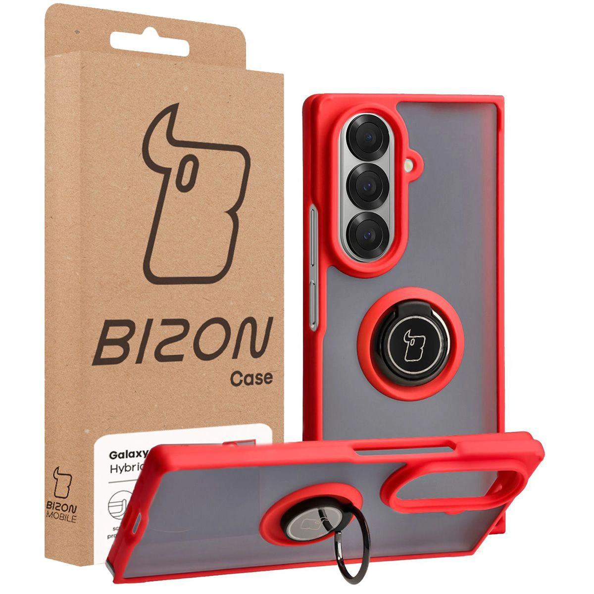 Front of the Bison Case box with a dedicated label for Galaxy Z Fold7