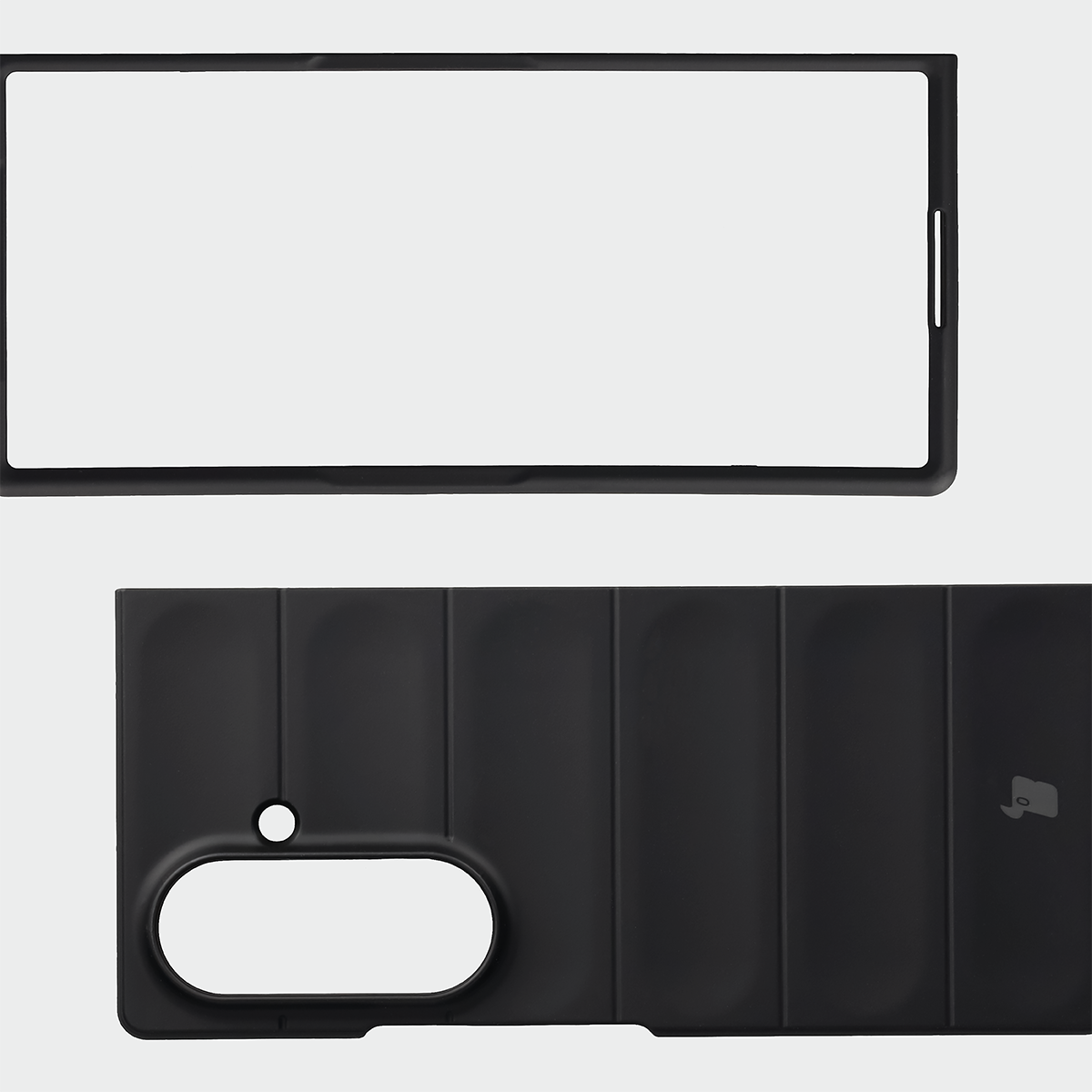 Microfiber lining, engravings on the back, and reinforced corners in the Bizon Case Tur for Galaxy Z Fold8 Ultra