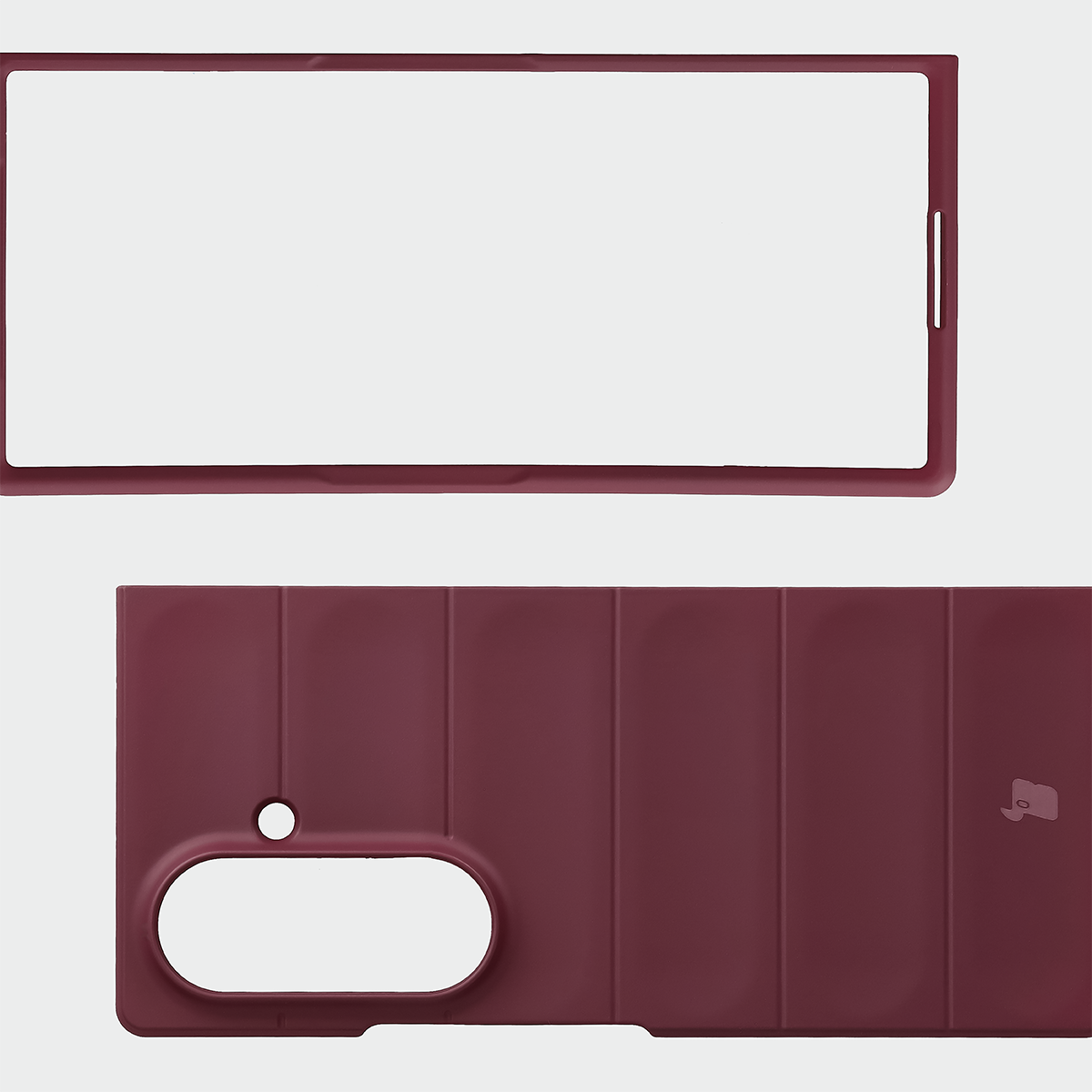 Microfiber lining, engravings on the back and reinforced corners in the Bison Case Tur for Galaxy Z Fold8 Ultra